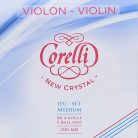 CO-700-MB Corelli Crystal violin string set 4/4, medium, consists of CO-721-M, CO-702-M, CO-703-M and CO-704-M