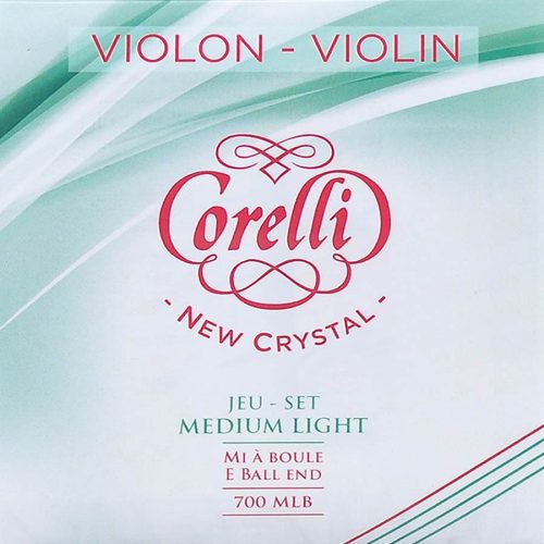 CO-700-MLB Corelli Crystal violin string set 4/4, medium light, consists of CO-721-ML, CO-702-ML, CO-703-ML and CO-704-ML