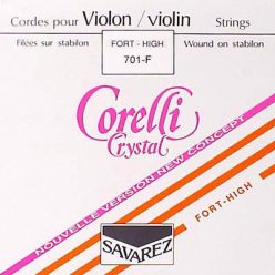   CO-701-F Corelli Crystal violin string E-1 4/4, heavy, steel, loop end