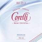 CO-703-M Corelli Crystal violin string D-3 4/4, medium, stabilon, aluminum-alloy