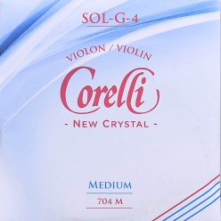   CO-704-M Corelli Crystal violin string G-4 4/4, medium, stabilon, silver