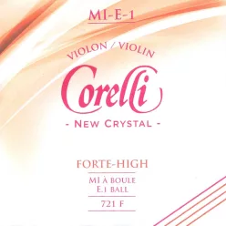   CO-721-F Corelli Crystal violin string E-1 4/4, heavy, steel, ball end