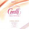 CO-721-F Corelli Crystal violin string E-1 4/4, heavy, steel, ball end