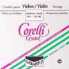 CO-721-ML Corelli Crystal violin string E-1 4/4, medium light, steel, ball end