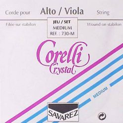   CO-730-M Corelli Crystal viola string set, 33/37 cm., medium, consists of CO-731-M, CO-732-M, CO-733-M and CO-734-M