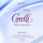 CO-731-M Corelli Crystal viola string A-1, 33/37 cm., medium, stabilon, aluminum