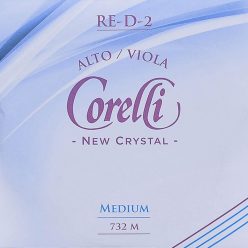   CO-732-M Corelli Crystal viola string D-2, 33/37 cm., medium, stabilon, aluminum