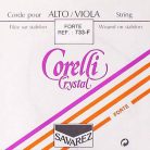 CO-733-F Corelli Crystal viola string G-3, 33/37 cm., heavy, stabilon, silver