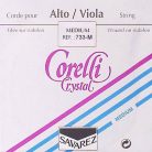 CO-733-M Corelli Crystal viola string G-3, 33/37 cm., medium, stabilon, silver