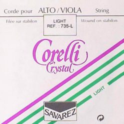  CO-735-L Corelli Crystal viola string A-1, 33/37 cm., light, steel, aluminum