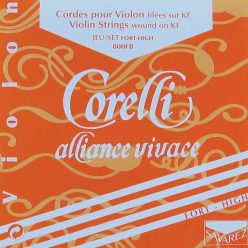   CO-800-FB Corelli Alliance Vivace violin string set 4/4, heavy, consists of CO-821-F, CO-802-F, CO-803-F and CO-804-F