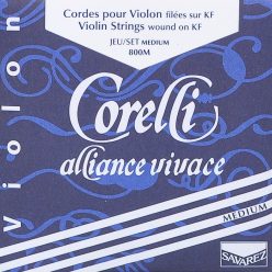   CO-800-M Corelli Alliance Vivace violin string set 4/4, medium, consists of CO-801-M, CO-802-M, CO-803-M and CO-804-M