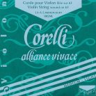 CO-802-ML Corelli Alliance Vivace violin string A-2 4/4,medium light, alliance KF, aluminum