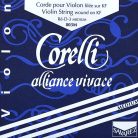 CO-803-M Corelli Alliance Vivace violin string D-3 4/4, medium, alliance KF, aluminum-silver