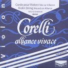 CO-804-M Corelli Alliance Vivace violin string G-4 4/4, medium, alliance KF, aluminum-silver alloy