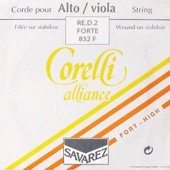   CO-832-F Corelli Alliance viola string D-2, 33/37 cm., heavy, stabilon, aluminum-alloy