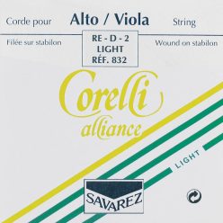   CO-832-L Corelli Alliance viola string D-2, 33/37 cm., light, stabilon, aluminum-alloy