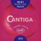 CO-901-M Corelli Cantiga violin string E-1 4/4, medium, steel, loop end