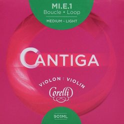   CO-901-ML Corelli Cantiga violin string E-1 4/4, light, steel, loop end