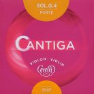 CO-904-F Corelli Cantiga violin string G-4 4/4, heavy, cantiga material, silver