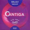 CO-933-M Corelli Cantiga viola string G-3, medium, cantiga material, silver