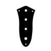 CP-JB-AB Boston  control plate, Jocker bass, 9,5mm holes for inch pots, black gloss