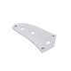 CP-JG3-C Boston  control plate, chrome, pots and output jack, jag-model, 9,5mm holes for inch pots