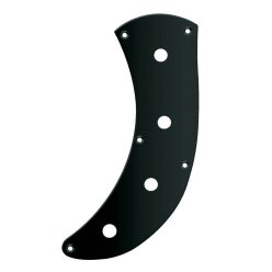   CP-PB-B Boston  control plate, Puncher bass, 8,5mm holes for metric pots, black