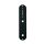 CP-TE-AB Boston  control plate, 32x160mm, Teaser, 9,5mm holes for inch pots, black gloss