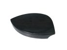 CR-022E ELS  chinrest 'kaufman'-style, made in India, ebony, no screws, no cork