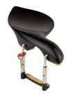 CR-220E Teller  violin chinrest 'Guarneri'-model, ebony, made in Germany