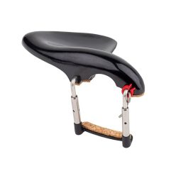   CR-6012 ELS  chinrest bakelite Wendling model, 1/2, stainless steel clamps, antiallergical, made in Germany