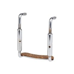   CRV-26 ELS  chinrest clamp for violin, 26 mm. nuts, chrome, suitable for 4/4 violin