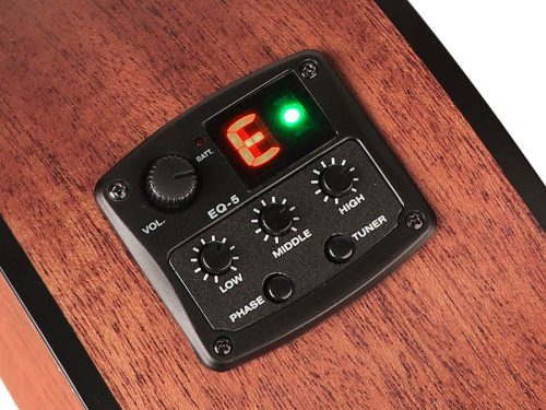 CS-244-CE Salvador  classic guitar, spruce top, sapele b&s, Savarez strings, satin finish, with cutaway and EQ