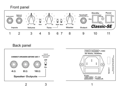 CSE6/C112 Koch Tone Series guitar amplifier "Classic SE", 6W combo, 1x12"