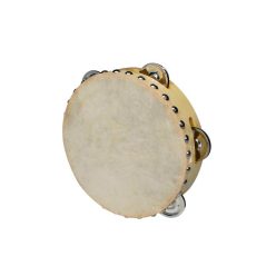   CSN-0705 Hayman  tambourine, rawhide skin, wood, 7", 5 zils