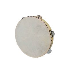   CSN-1006 Hayman  tambourine, rawhide skin, wood, 10", 6 zils