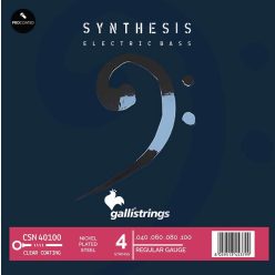   CSN-40100 Galli Synthesis string set electric bass, coated nickel plated steel winding, light custom, 040-060-085-100