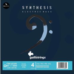   CSN-45105 Galli Synthesis string set electric bass, coated nickel plated steel winding, medium, 045-065-085-105