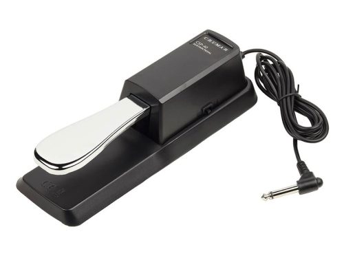 CSP-40 Crumar  sustain pedal, deluxe model metal, switchable polarity