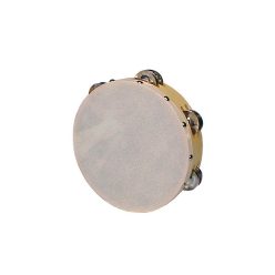   CSW-0812 Hayman  tambourine, rawhide skin, wood, 8", 12 zils