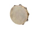 CSW-1009 Hayman  tambourine, rawhide skin, wood, 10", 9 zils