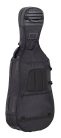 CT-1044 Boston  deluxe cello bag 4/4, black 1680D nylon, 25mm polyethylene foam padding with luxe velour interior