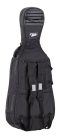 CT-1044 Boston  deluxe cello bag 4/4, black 1680D nylon, 25mm polyethylene foam padding with luxe velour interior