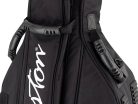 CT-1044 Boston  deluxe cello bag 4/4, black 1680D nylon, 25mm polyethylene foam padding with luxe velour interior