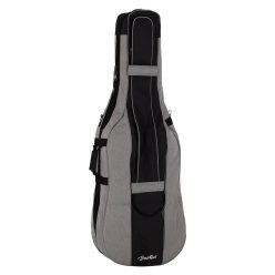   CT-112-GR Boston  cello bag 1/2 light grey, 19 mm. padded, 2 straps, various pockets