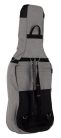 CT-112-GR Boston  cello bag 1/2 light grey, 19 mm. padded, 2 straps, various pockets