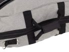 CT-112-GR Boston  cello bag 1/2 light grey, 19 mm. padded, 2 straps, various pockets