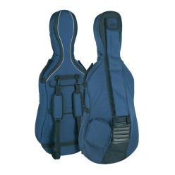   CT-212 Boston  cello bag 1/2, dark blue-grey, 23mm padded, 2 straps, various pockets