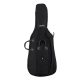 CT-344-BK Boston  cello bag 4/4, black, 23mm padded, resistant nylon cover, 2 straps, various pockets